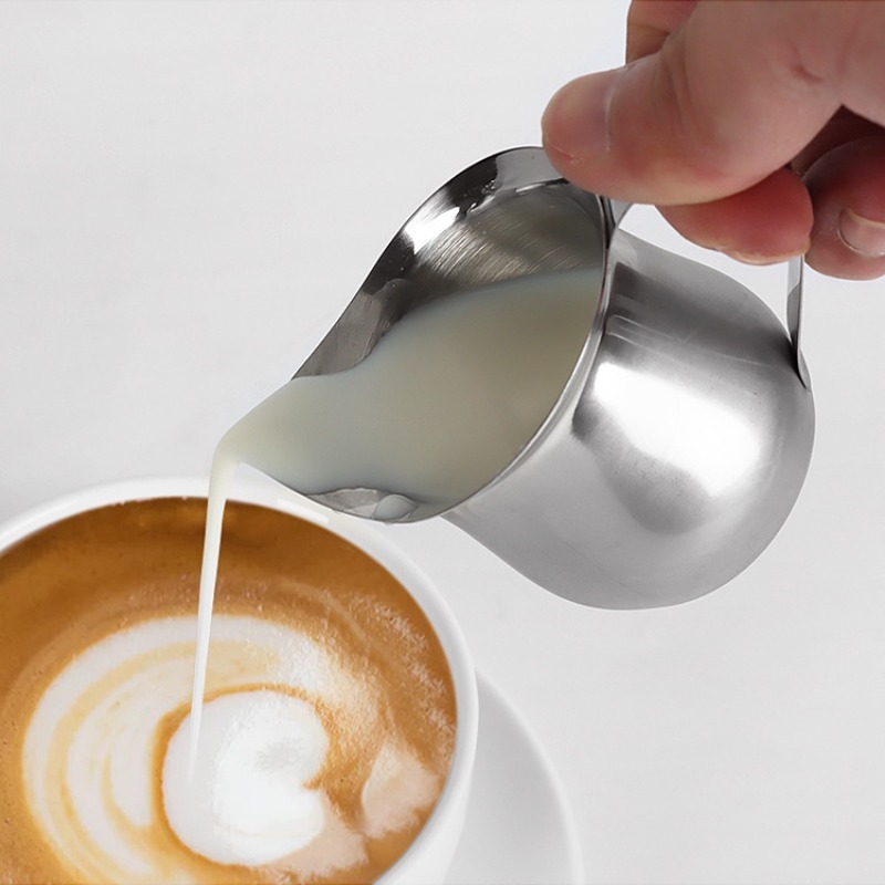 New Coffee Milk Frothing Pitch - đánh giá và giá Barista Milk Jug