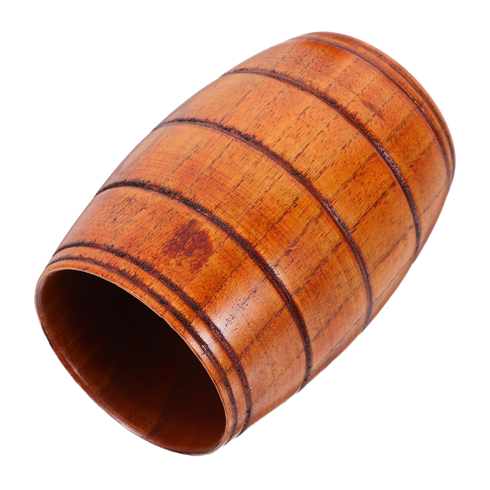 Wooden Beer Barrel Mug Natural - đánh giá và giá Coffee Tea Drinks