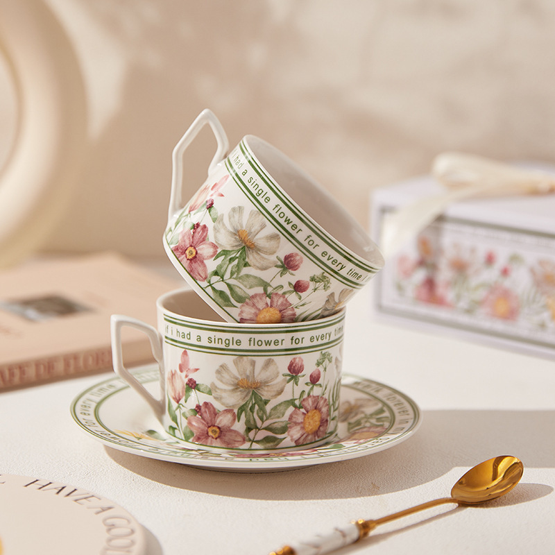 French Retro Style Coffee Cup  - đánh giá và giá Coffee Tea Drawer Organizer