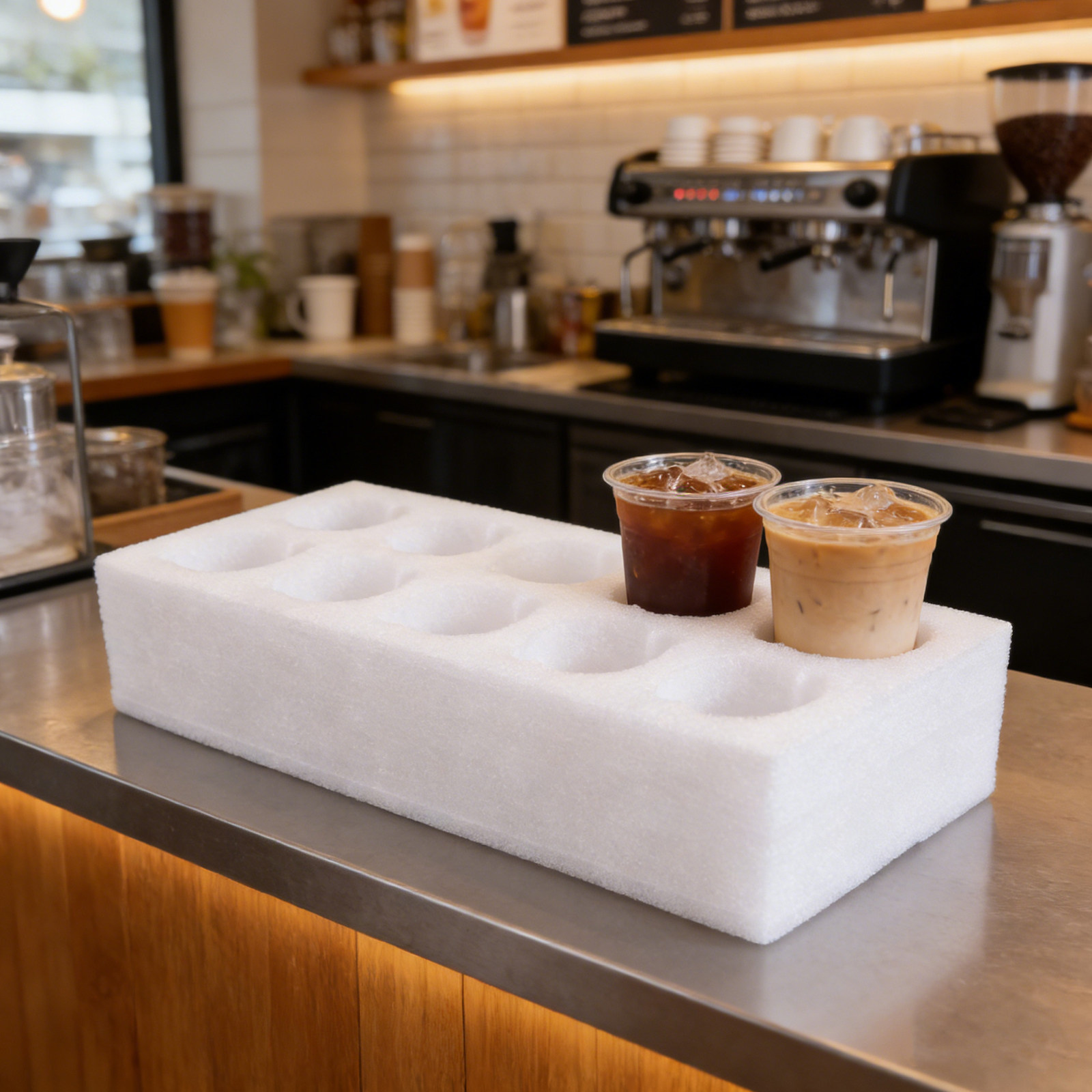 10-Cup Foam Beverage Carrier f - đánh giá và giá Coffee Tea Drinks