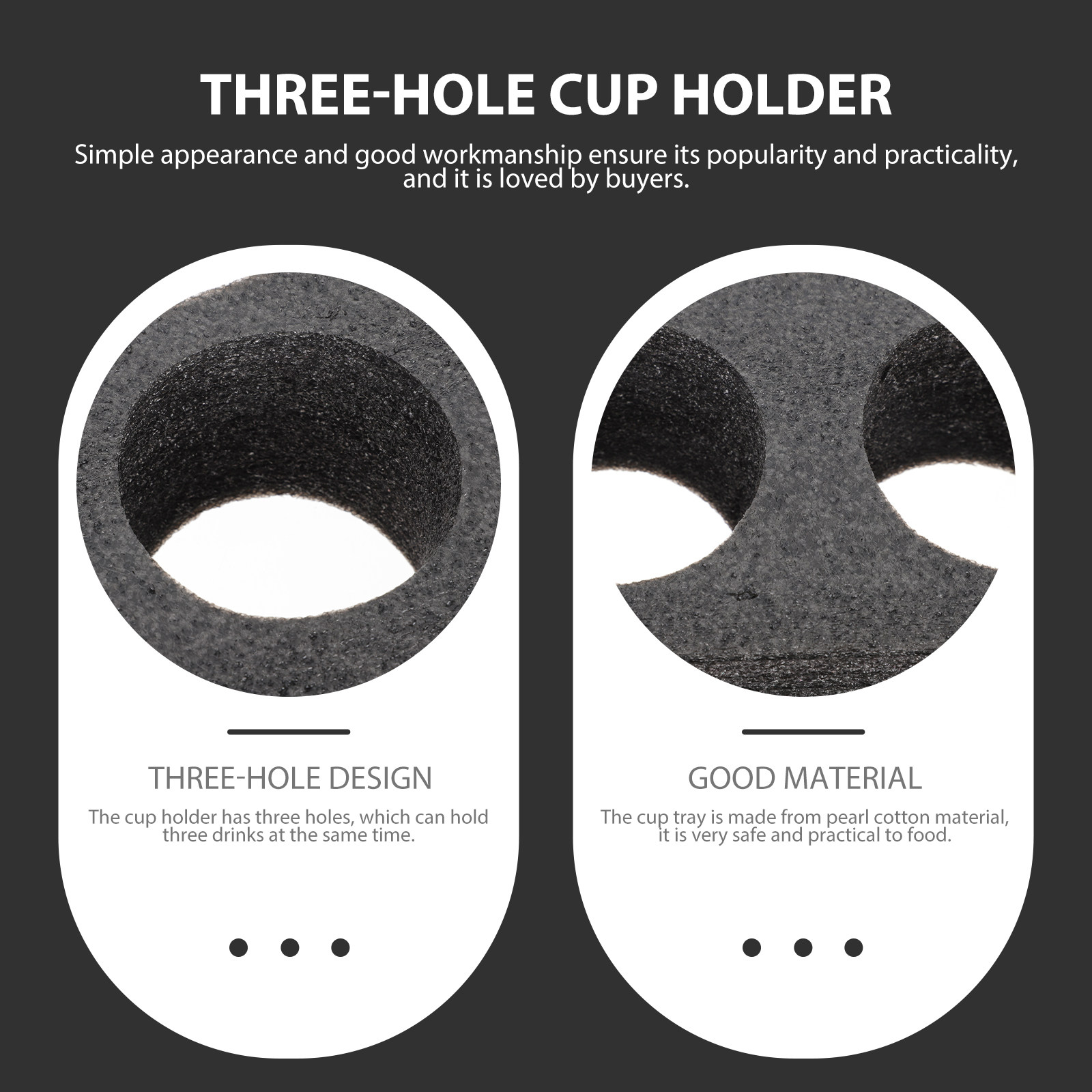 2Pcs Convenient Cup Tray 3-Slo - đánh giá và giá Coffee Tea Drinks