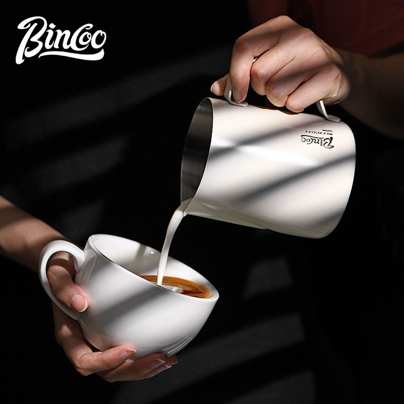 BINCOO 350/600ML Coffee Milk F - đánh giá và giá Barista Milk Jug